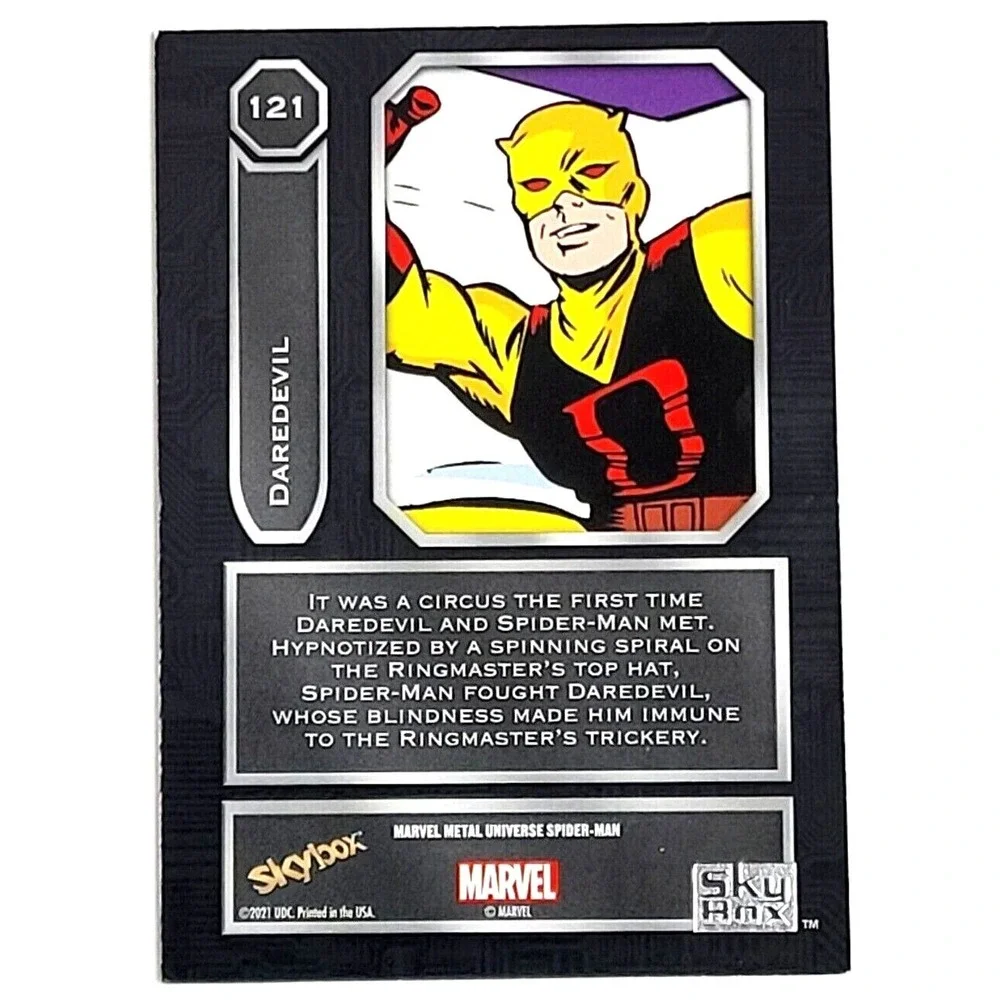 MARVEL METAL UNIVERSE SPIDER-MAN - DAREDEVIL‎ HIGH SERIES #121